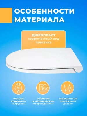 Крышка - Сиденье для унитаза Sanita Luxe Best (Blanc, Art, Fest)(без микролифта)