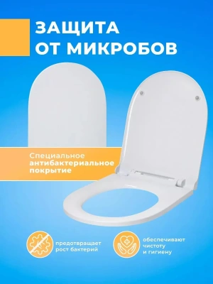 Крышка - Сиденье для унитаза Sanita Luxe Best (Blanc, Art, Fest)(без микролифта)
